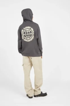 RETRO MOVING LOGO HOODIE - Hoodie | Gris*LOST MANAGEMENT CITIES Discount