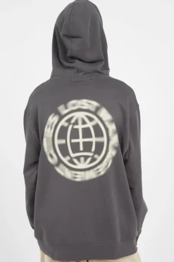 RETRO MOVING LOGO HOODIE - Hoodie | Gris*LOST MANAGEMENT CITIES Discount