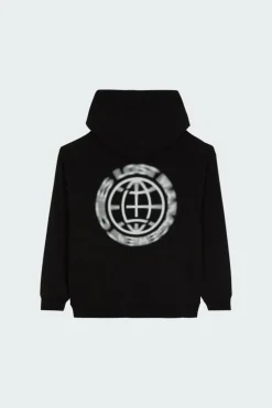 RETRO MOVING LOGO HOODIE - Hoodie | Noir*LOST MANAGEMENT CITIES