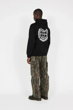RETRO MOVING LOGO HOODIE - Hoodie | Noir*LOST MANAGEMENT CITIES
