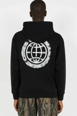 RETRO MOVING LOGO HOODIE - Hoodie | Noir*LOST MANAGEMENT CITIES