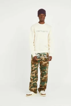 Rivet Script - Sweat | Beige*CARHARTT WIP Hot