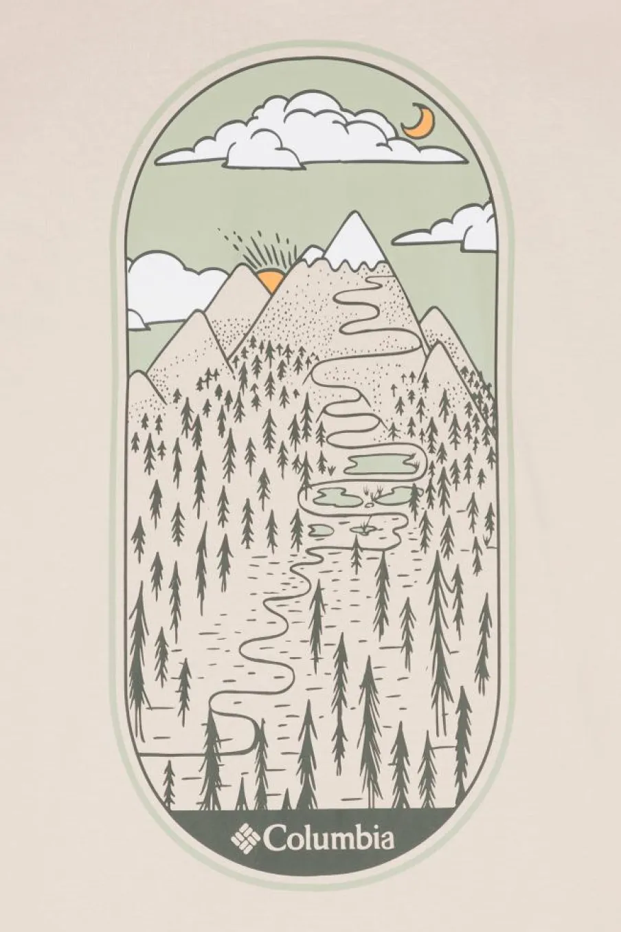 Rockaway River Graphic - T-shirt | Beige*COLUMBIA Discount