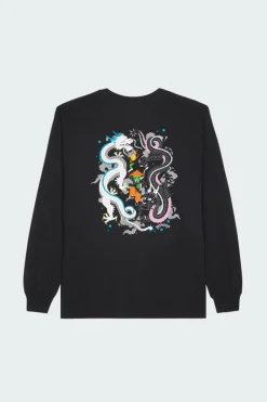 Ryu LS - T-shirt | Noir*RIPNDIP Hot