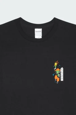 Ryu LS - T-shirt | Noir*RIPNDIP Hot