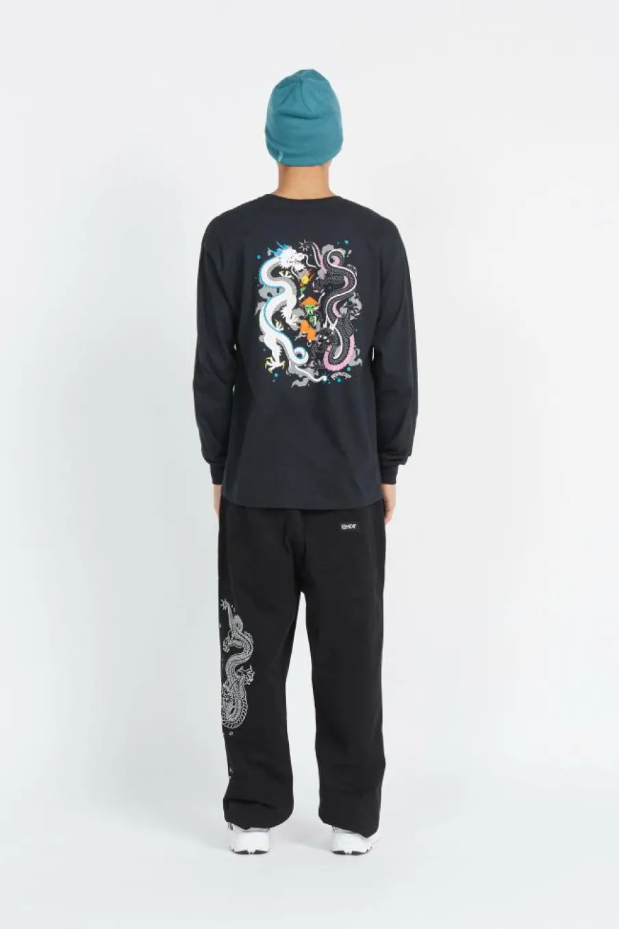 Ryu LS - T-shirt | Noir*RIPNDIP Hot