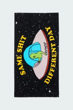 SAME SHIT DIFFERENT DAY BEACH TOWEL - Drap de plage | Noir*RIPNDIP Online