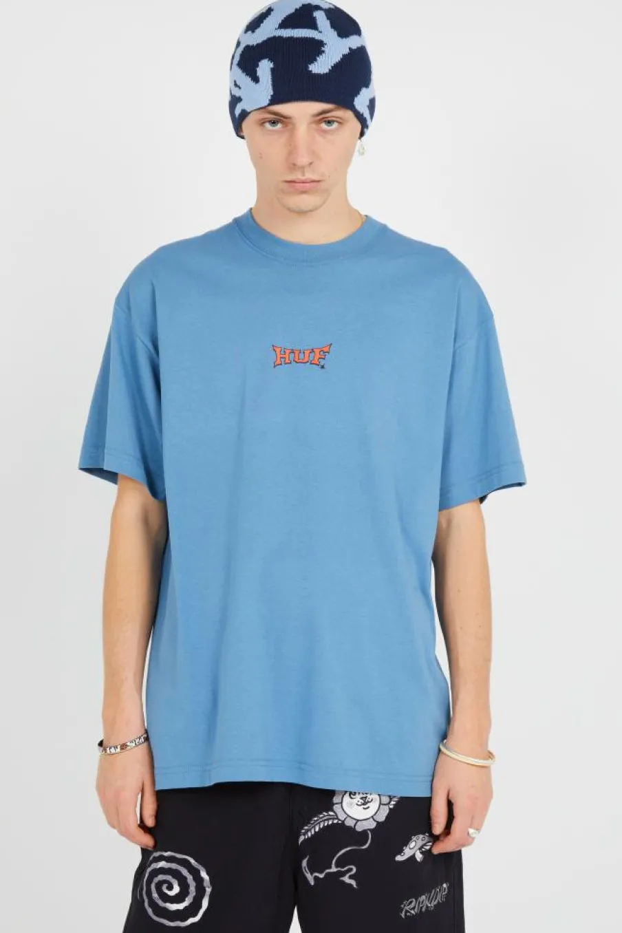 SASSY H SS - T-shirt | Bleu*HUF