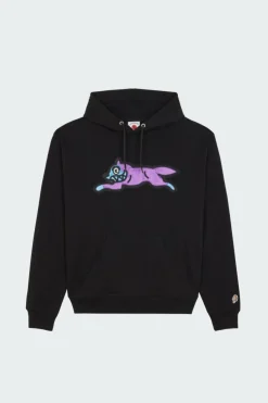 SATIN RUNNING DOG POPOVER - Hoodie | Noir*ICE CREAM