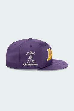 SATIN SCRIPT LOS - Casquette | Violet*NEW ERA Discount