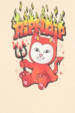 SCARY CUTE - T-shirt | Beige*RIPNDIP New