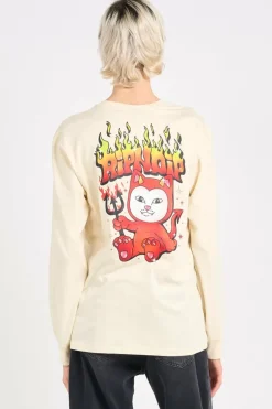 SCARY CUTE - T-shirt | Beige*RIPNDIP New