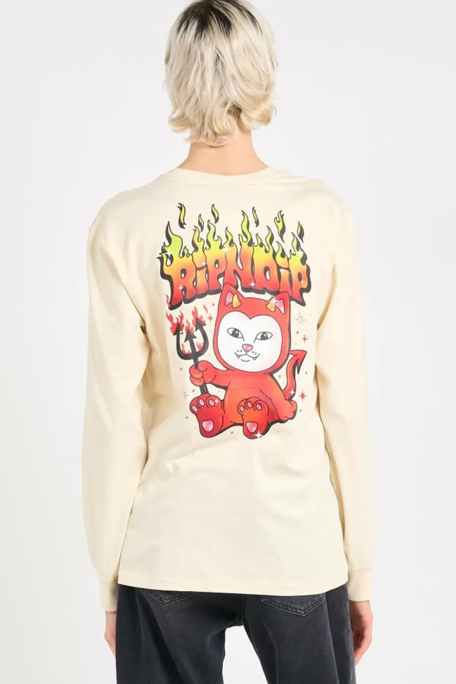 SCARY CUTE - T-shirt | Beige*RIPNDIP New