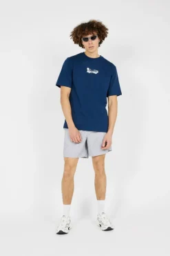 scratch logo ss t-shirt - T-shirt | Bleu*DAILY PAPER Online