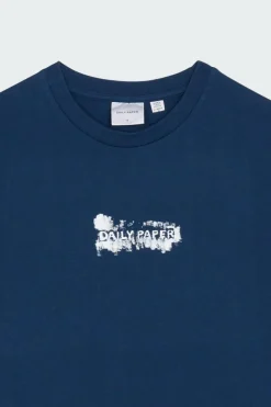 scratch logo ss t-shirt - T-shirt | Bleu*DAILY PAPER Online