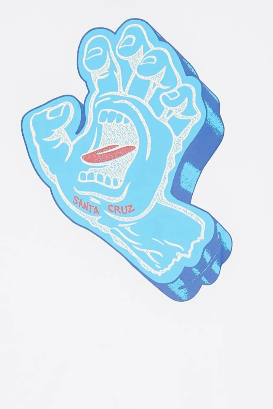 Screaming Foam Hand - T-shirt | Blanc*SANTA CRUZ Sale