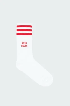 SEND NUDES - Chaussettes | Blanc*MOTHER SOCKER