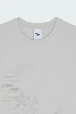 SERIAL PORT - T-shirt | Gris*SAN SAN GEAR Clearance