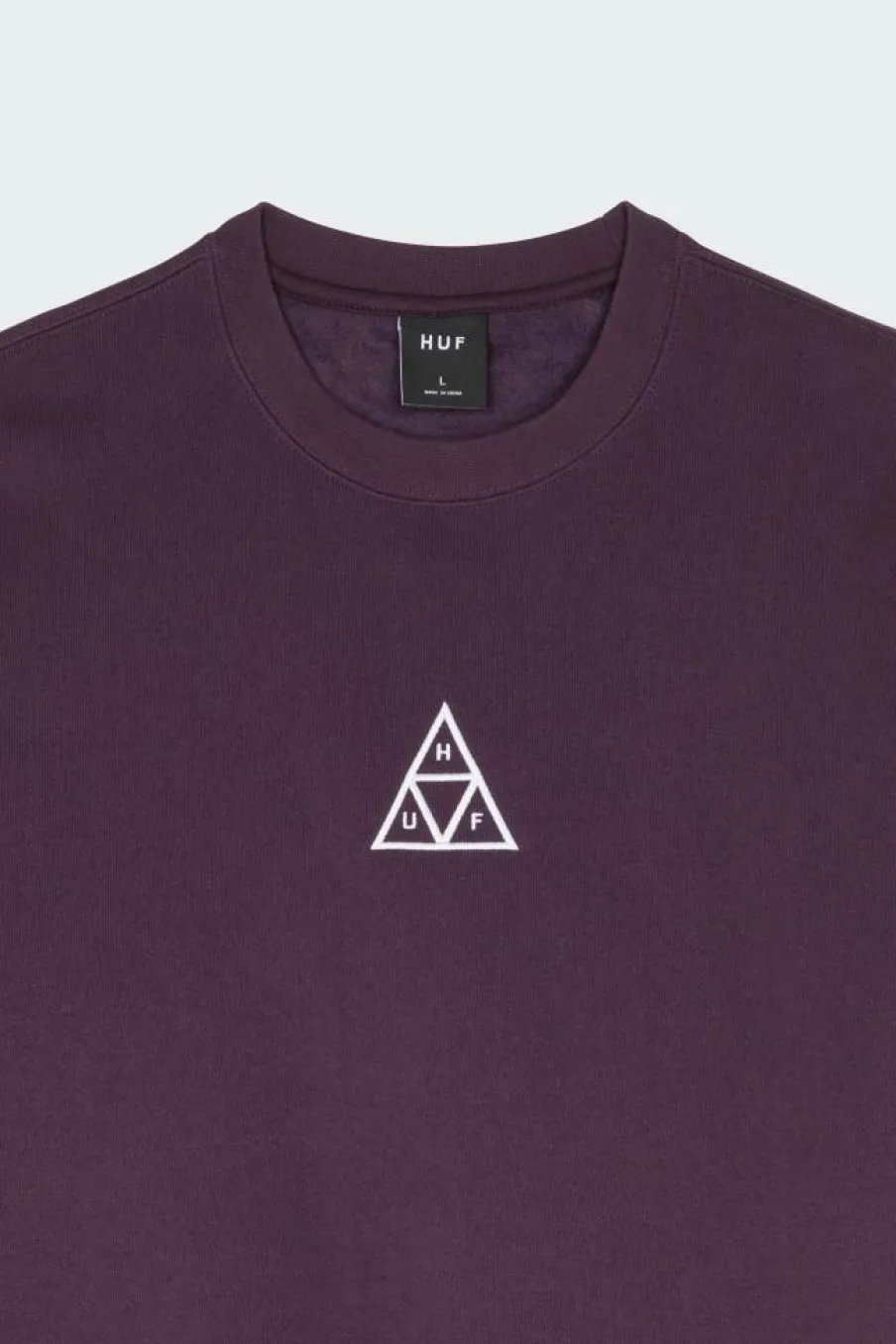 SET TRIPLE TRIANGLE CREW - Sweatshirt | Violet*HUF