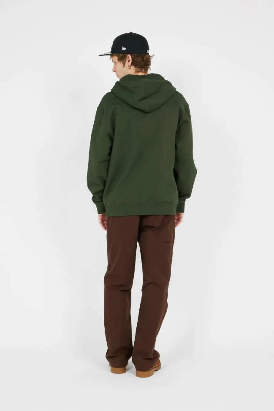 SET TT ZIP HOOD - Hoodie zippé | Vert*HUF Outlet