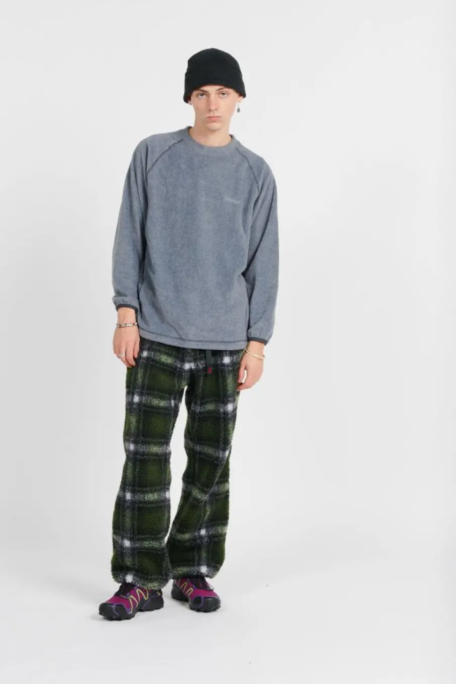 SHADOW PLAID SHERPA PANT - Jogging | Vert*GRAMICCI Discount
