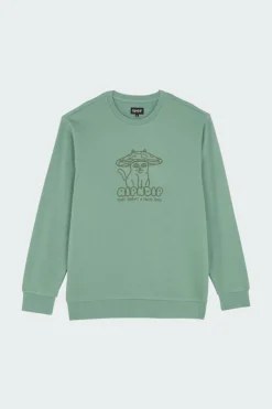 Shroom Cat Crewneck Sweater - Sweatshirt | Vert*RIPNDIP Online