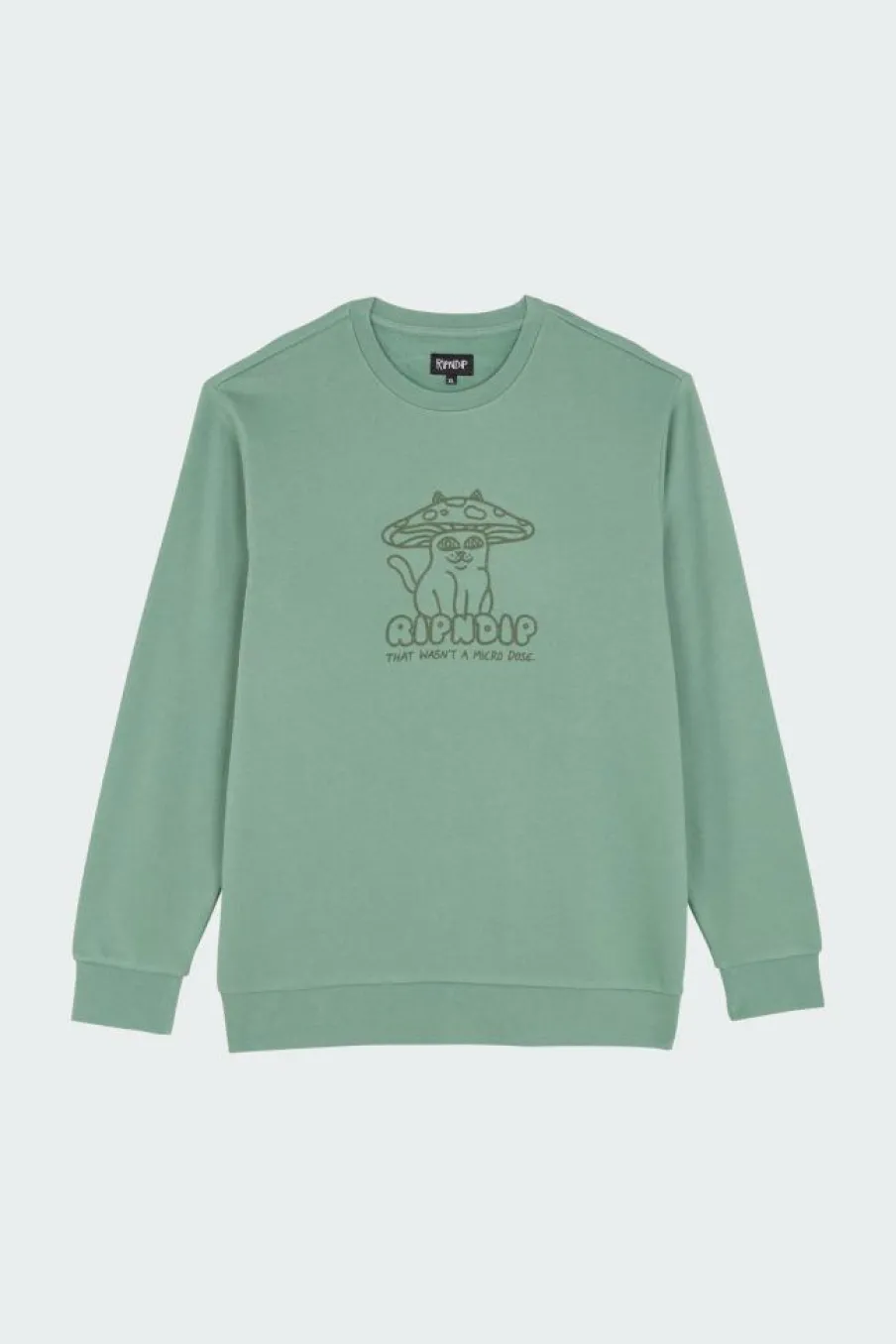 Shroom Cat Crewneck Sweater - Sweatshirt | Vert*RIPNDIP Online