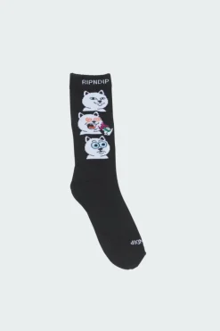 SHROOM DIET - Chaussettes | Noir*RIPNDIP Discount