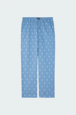Signature Pony Cotton Pajama Pant - Bas de pyjama | Bleu*POLO RALPH LAUREN Online