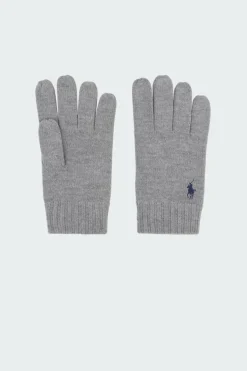 Signature Pony Wool Gloves - Gants | Gris*POLO RALPH LAUREN Discount