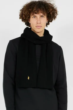 Signature Pony Wool Scarf - Echarpe | Noir*POLO RALPH LAUREN Online
