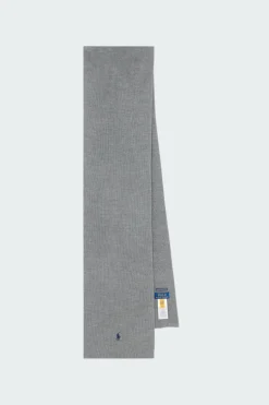 Signature Pony Wool Scarf - Echarpe | Gris*POLO RALPH LAUREN Online