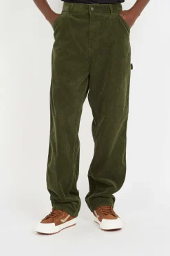 SINGLE KNEE PANT - Pantalon droit en velours | Kaki*CARHARTT WIP Online