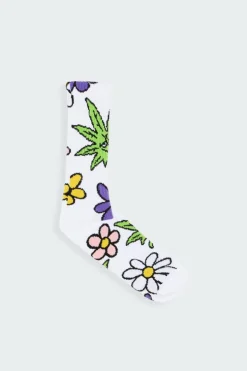 SOCKS GREEN BUDDY BLOSSOM - Chaussettes | Blanc*HUF Hot