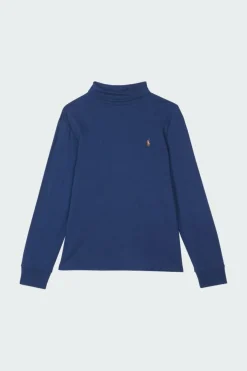 Soft Cotton Turtleneck - Pull cul roulé | Bleu*POLO RALPH LAUREN