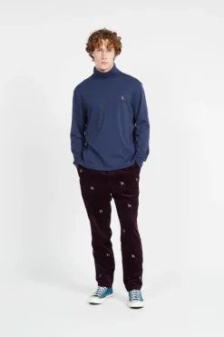Soft Cotton Turtleneck - Pull cul roulé | Bleu*POLO RALPH LAUREN