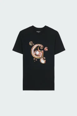 Solar Chrome - T-shirt | Noir*CARHARTT WIP Clearance