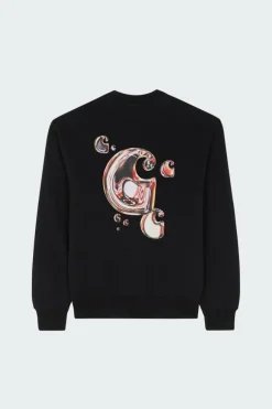 Solar Chrome Sweat - Sweatshirt | Noir*CARHARTT WIP Outlet