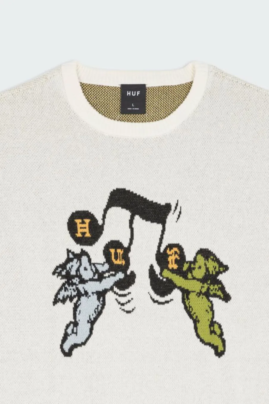 SONG INTARSIA - Pull | Beige*HUF