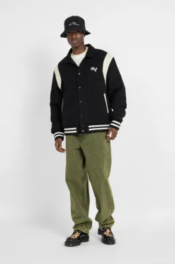 SONG VARSITY - Veste | Noir*HUF Best