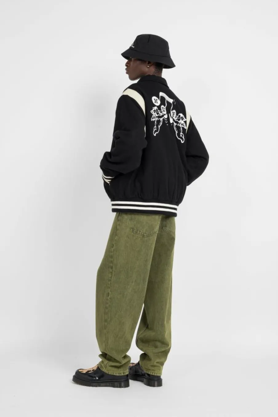 SONG VARSITY - Veste | Noir*HUF Best