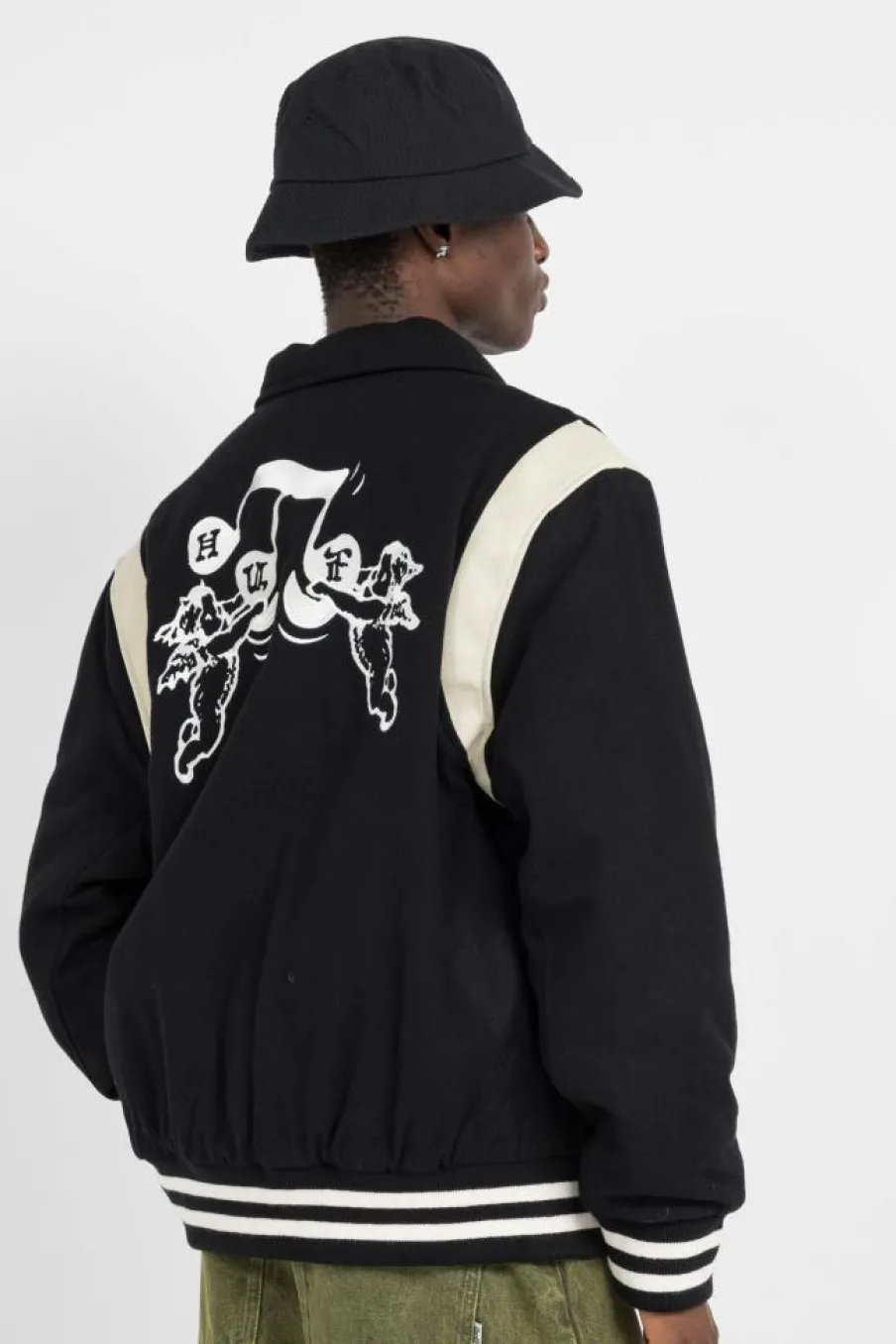 SONG VARSITY - Veste | Noir*HUF Best