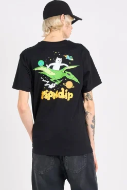 SPACE BIRD - T-shirt | Noir*RIPNDIP Discount