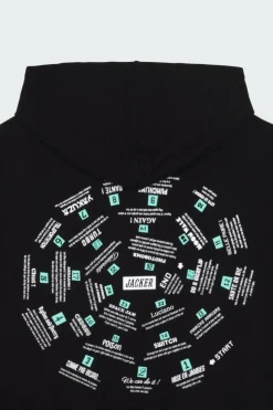 SPIRAL GAME - Hoodie | Noir*JACKER Outlet