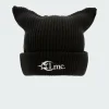 SQUARE BEANIE - Bonnet | Noir*LOST MANAGEMENT CITIES Outlet