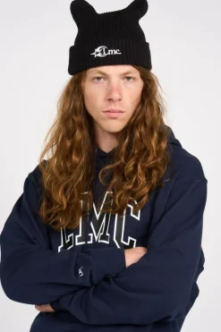SQUARE BEANIE - Bonnet | Noir*LOST MANAGEMENT CITIES Outlet