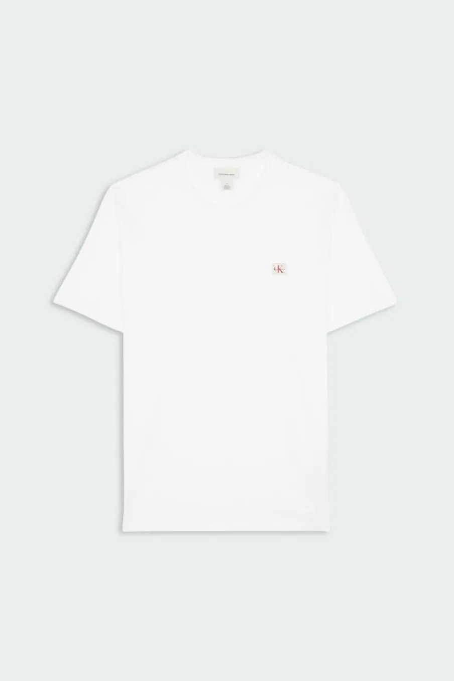 SS BADGE 30S JERSEY - T-shirt | Blanc*CALVIN KLEIN Hot