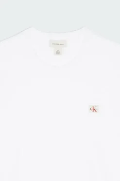 SS BADGE 30S JERSEY - T-shirt | Blanc*CALVIN KLEIN Hot
