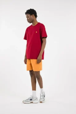 S/S Chase T-Shirt - T-shirt | Rouge*CARHARTT WIP New
