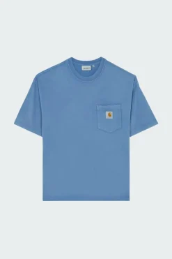 S/S Hudson Pocket T-Shirt - T-shirt | Bleu*CARHARTT WIP Sale
